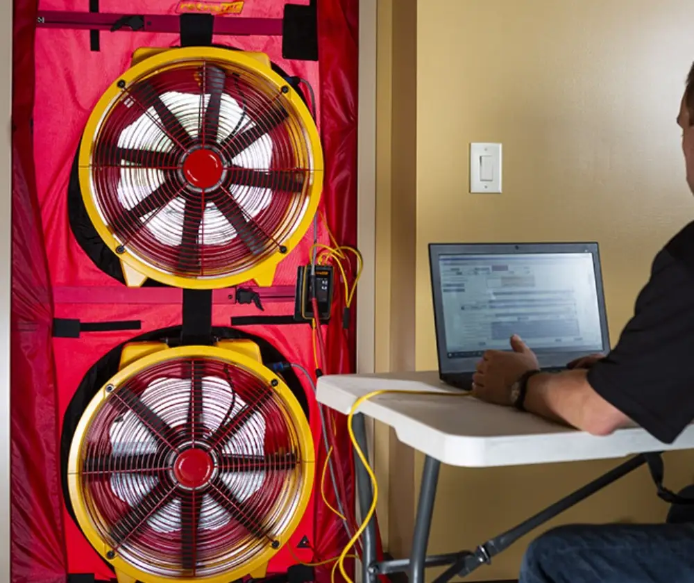 blower door testing
