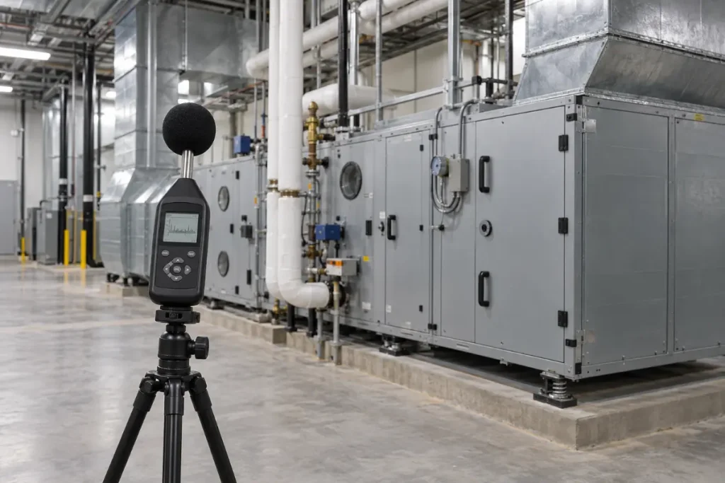 Hvac sound testing