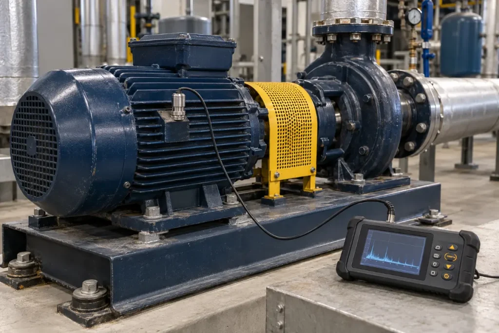 Vibration testing on commercial hvac